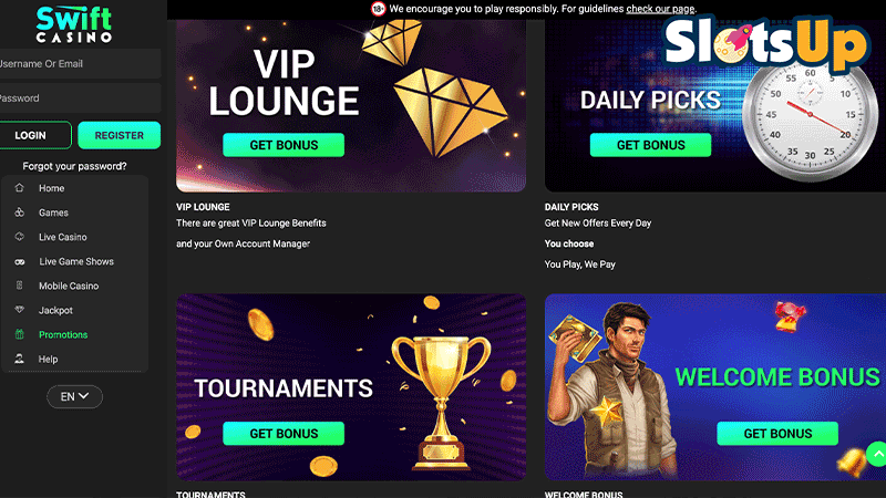 Swift Casino Promotions