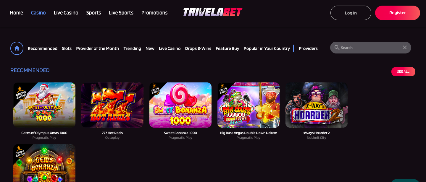 Trivelabet Games