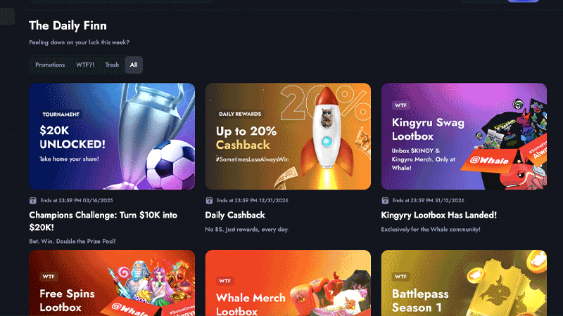 Whale.io Bonus