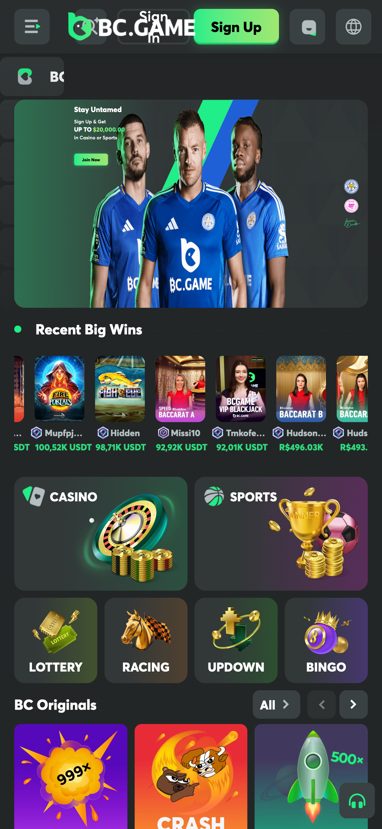 BC.Game Login 1