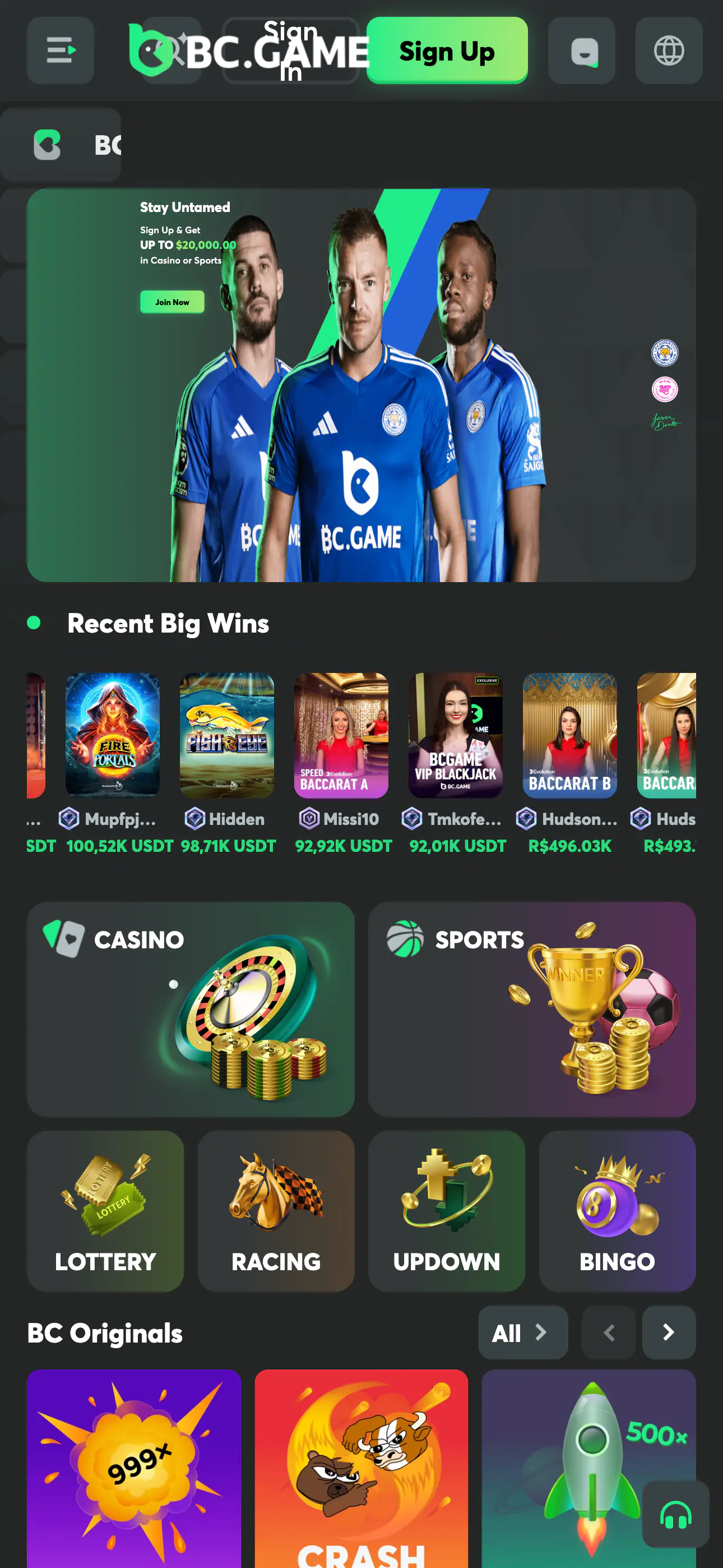 BC.Game Login 1