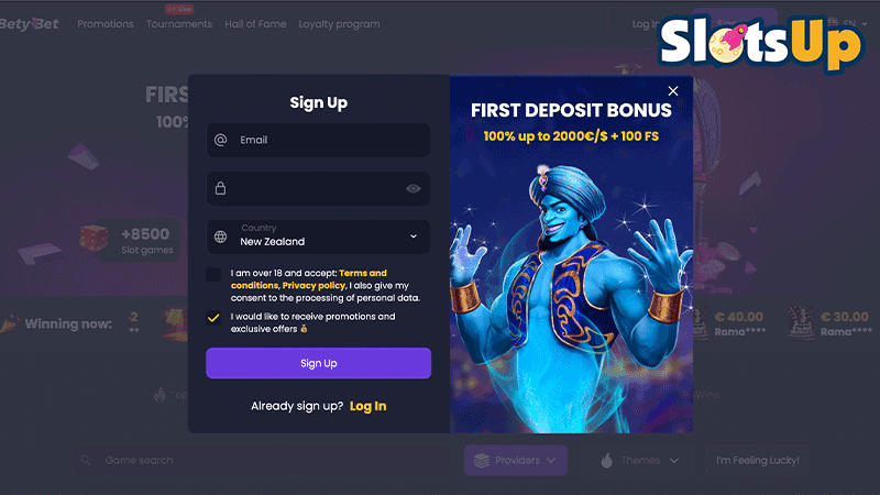 BetyBet Login