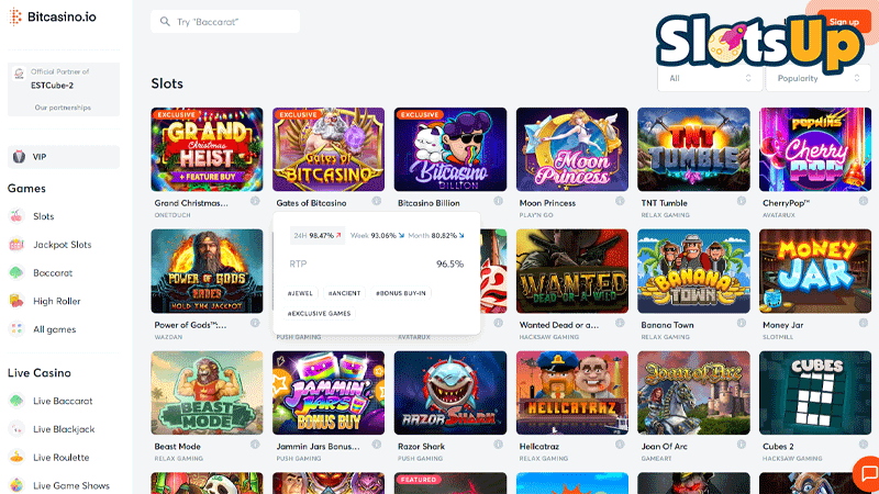 Bitcasino.io Games