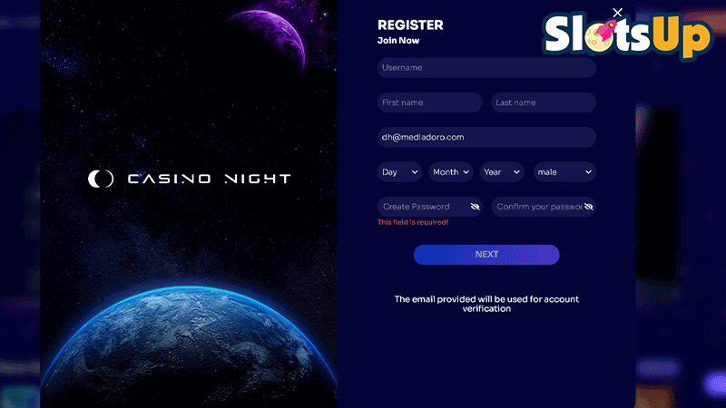 casino Night Login