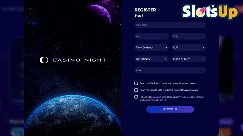 casino Night Login