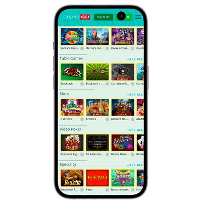 CasinoMax App Casino Games