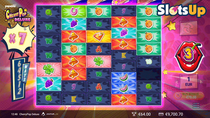 CherryPop Deluxe Slot Bonus Rounds