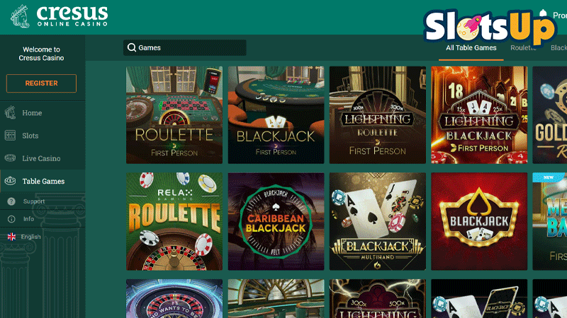 Cresus Casino Games