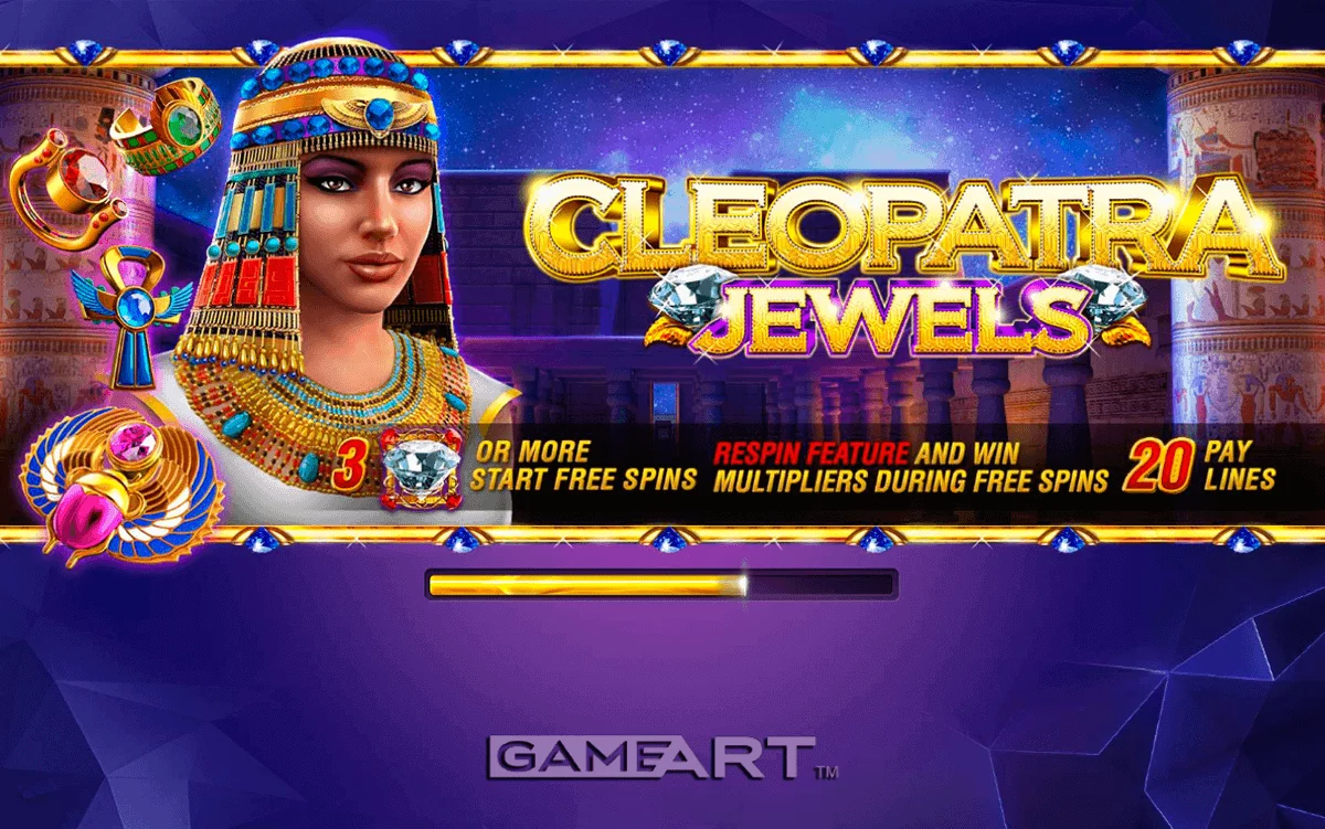 Cleopatra Slot logo Cleopatra Gameart Slot Machine