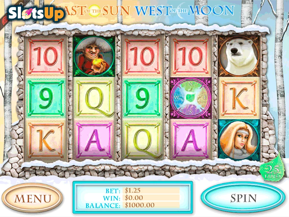 East Of The Sun, West Of The Moon Slot logo East Of The Sun West Of The Moon Genesis Casino Slots