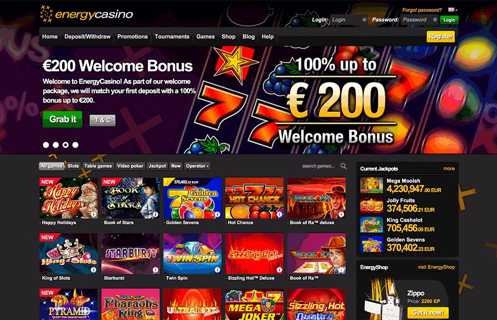 Energycasino Casino Preview 