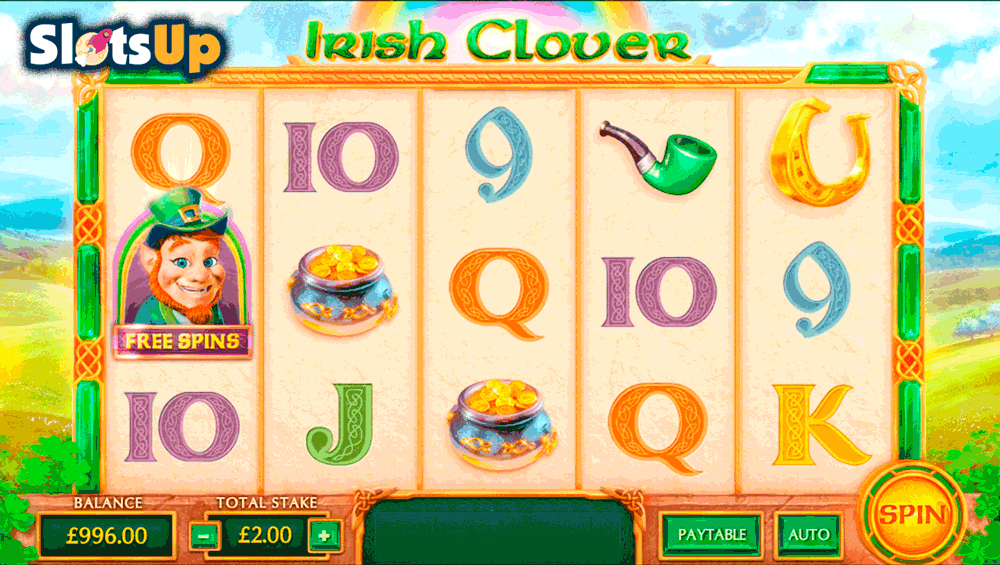 Irish Clover Cayetano Casino Slots 