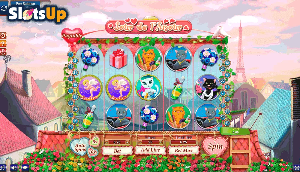 Jour de l’Amour Slot logo Jour De Lamour Gamesos Casino Slots