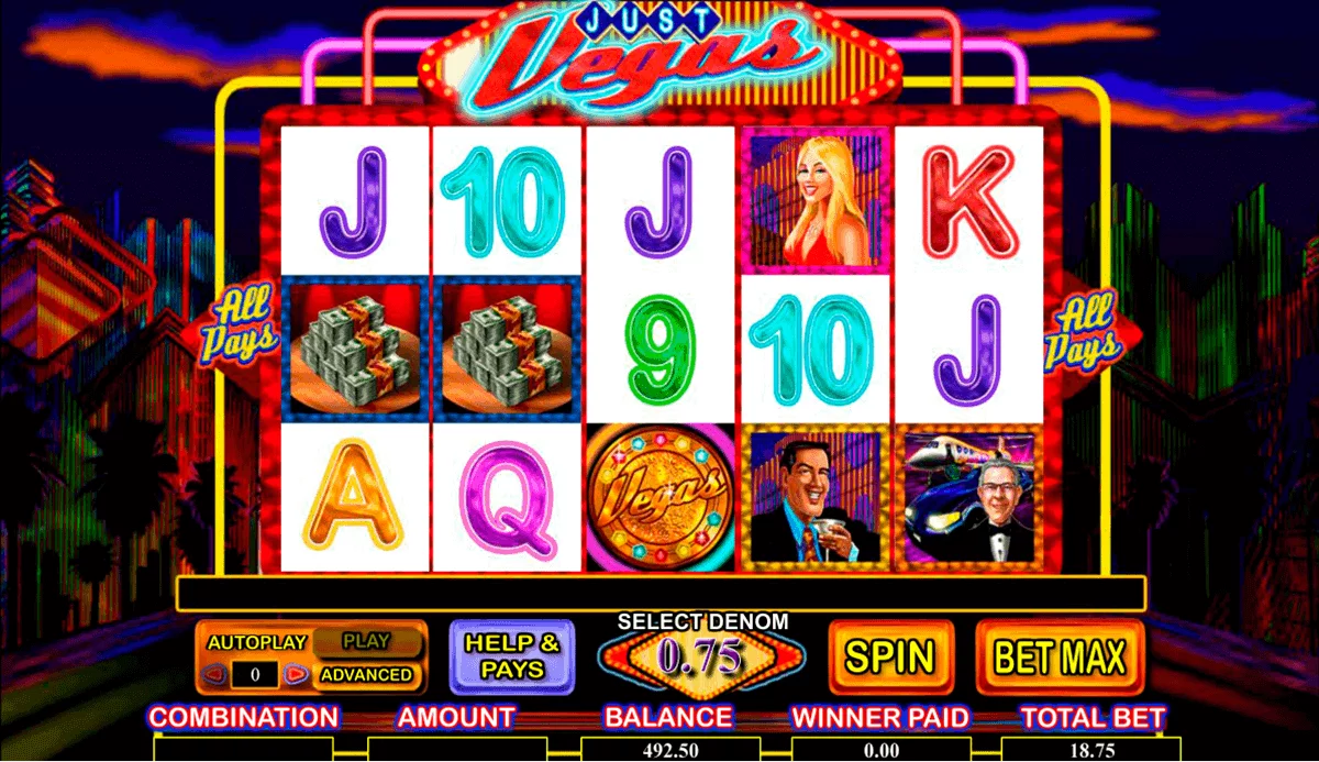Just Vegas Slot logo Just Vegas Amaya Casino Slots