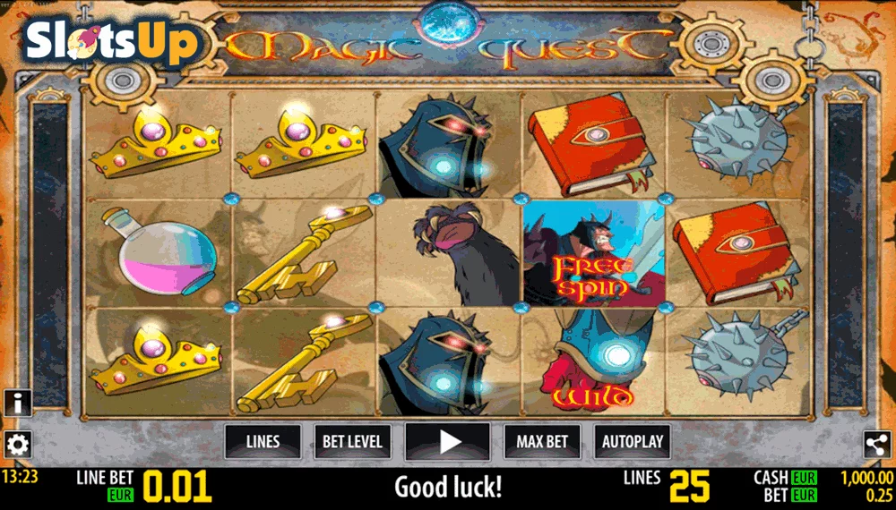 Magic Quest HD Slot logo Magic Quest Hd World Match Casino Slots