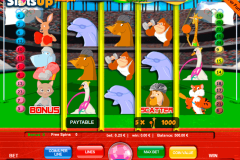 Olympic Animals Portomaso Casino Slots 