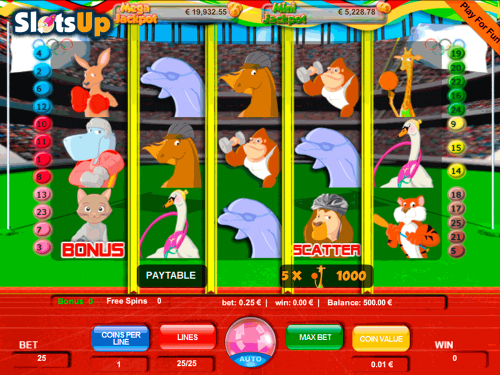 Olympic Animals Portomaso Casino Slots 