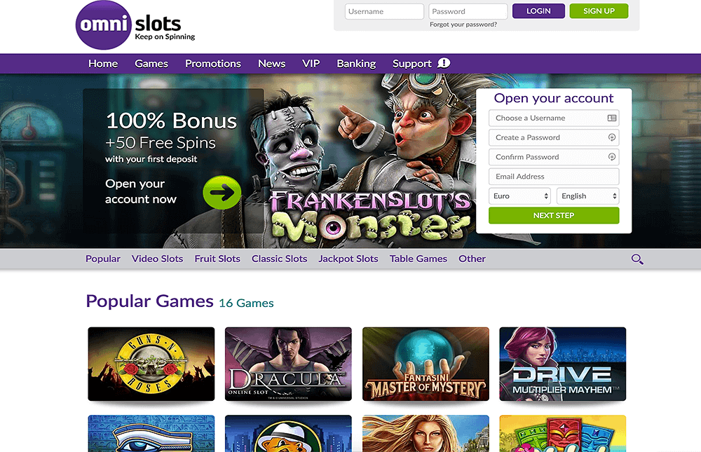 Omni Slots Casino Preview 