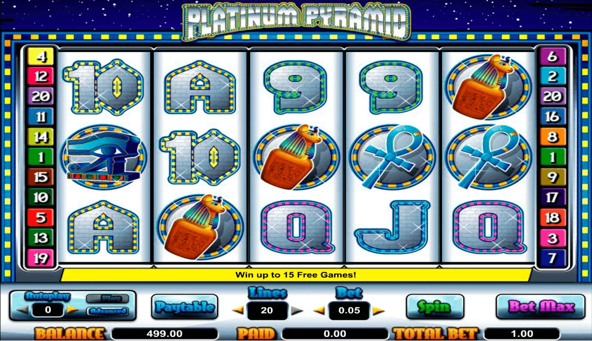 Platinum Pyramid Slot logo Platinum Pyramid Amaya Casino Slots