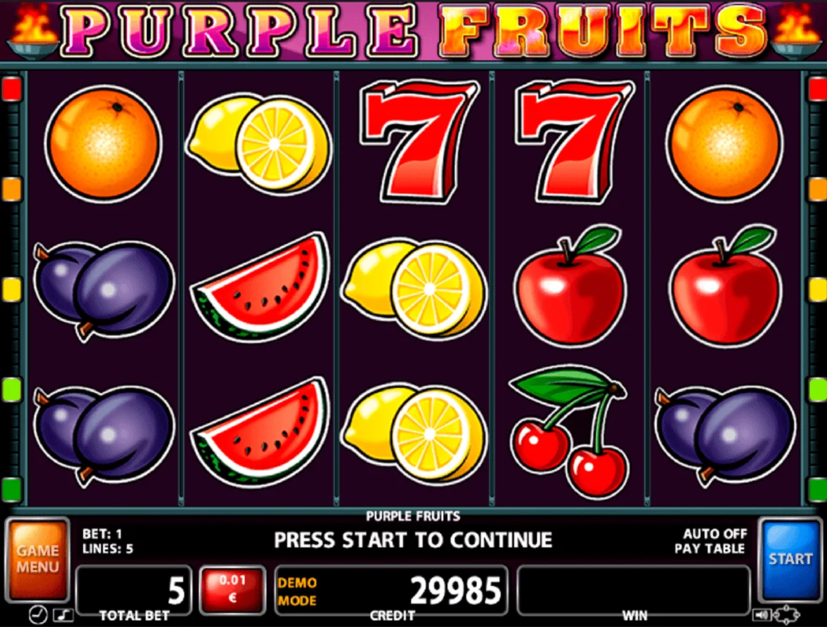 Purple Fruits Slot logo Purple Fruits Casino Technology Slot Machine
