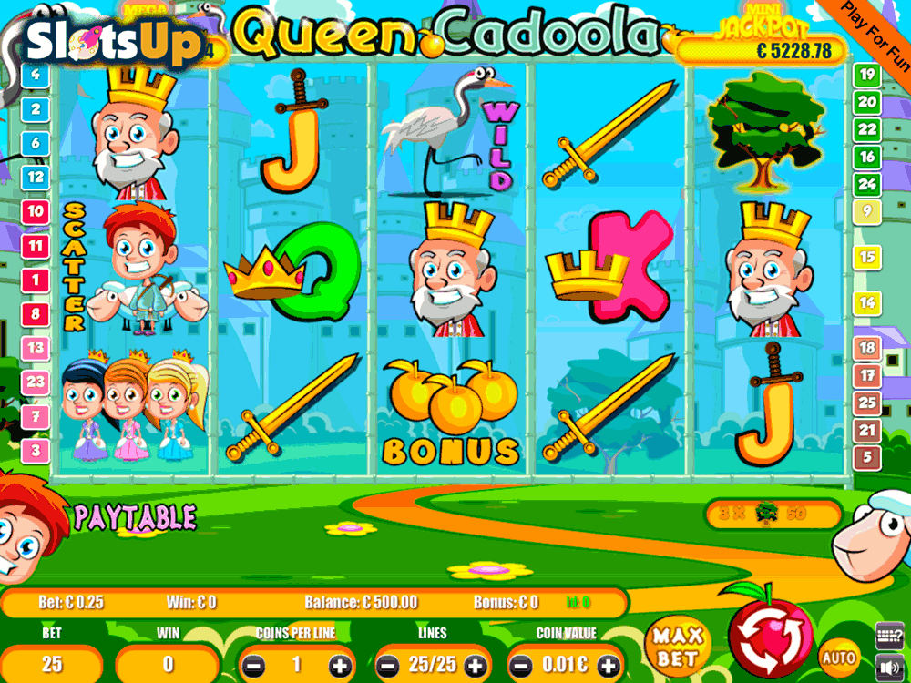 Queen Cadoola Portomaso Casino Slots 