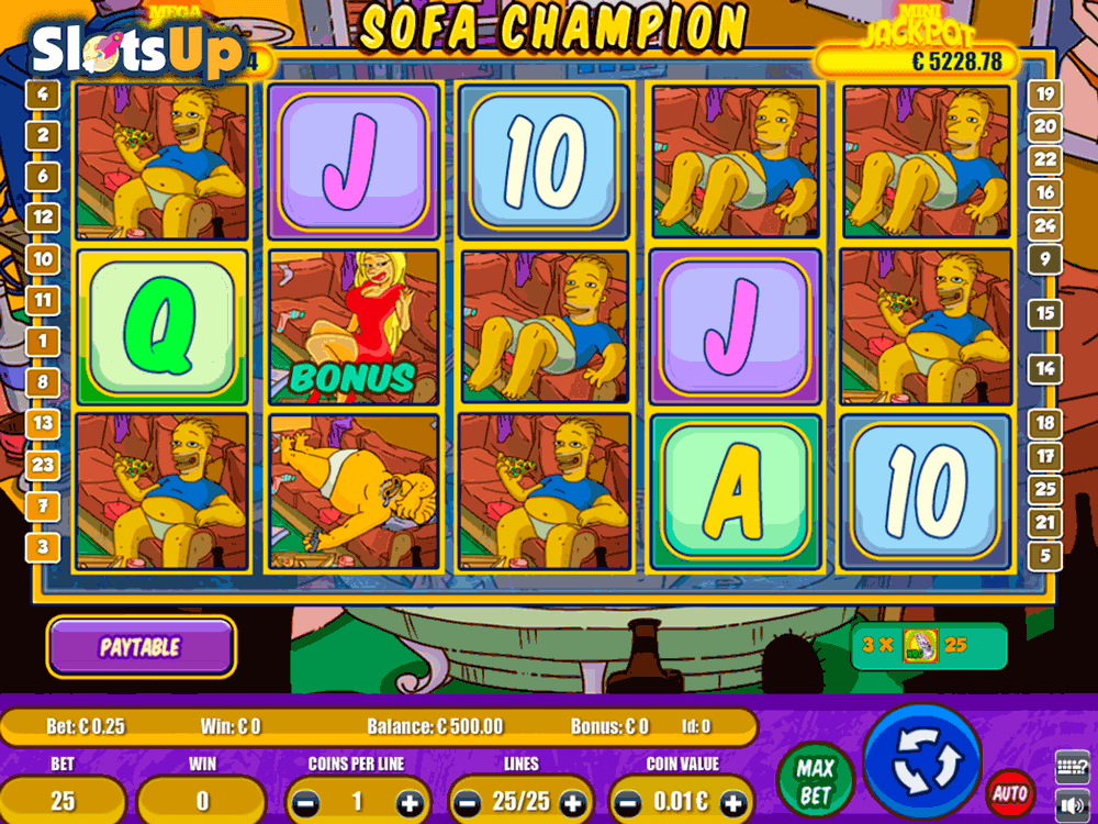 Sofa Champion Portomaso Casino Slots 