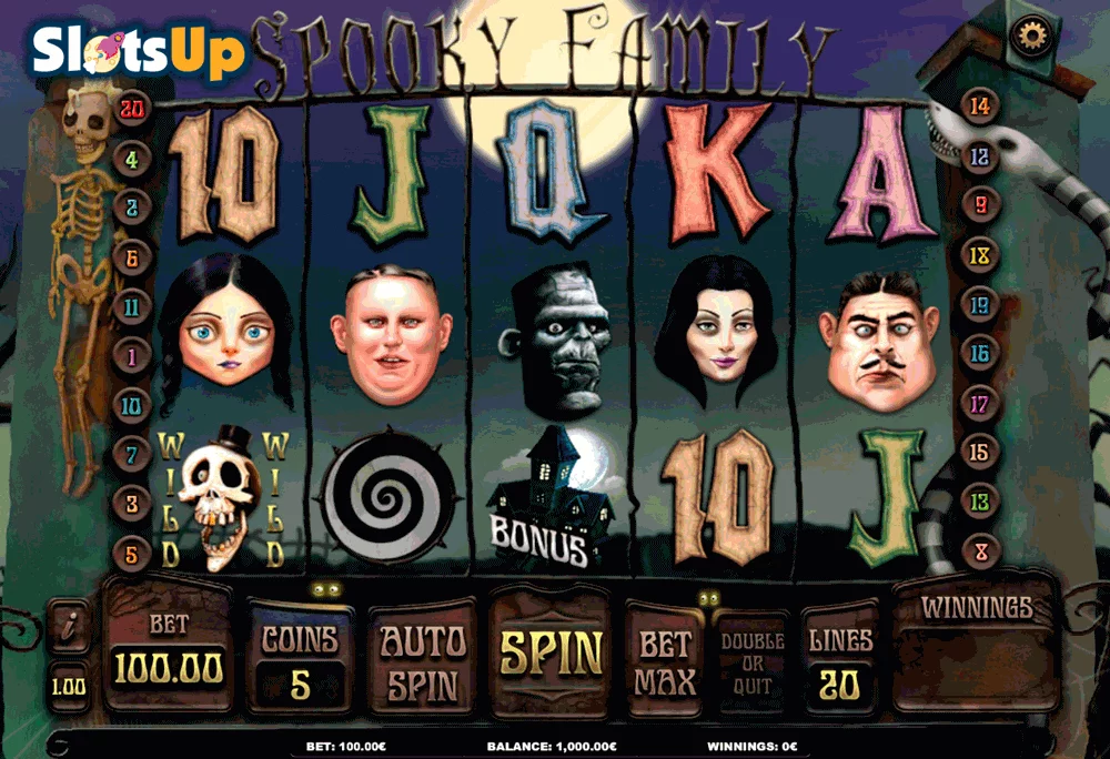Spooky Family Slot logo Spooky Family Isoftbet Casino Slots