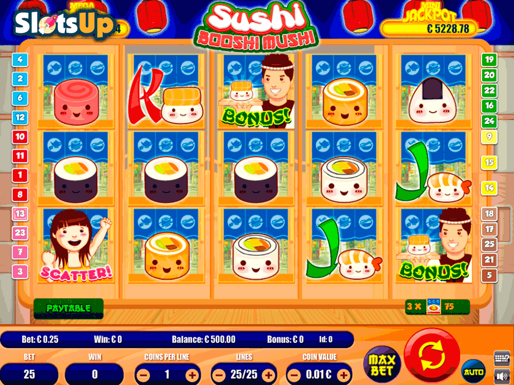 Sushi Booshi Mushi Portomaso Casino Slots 