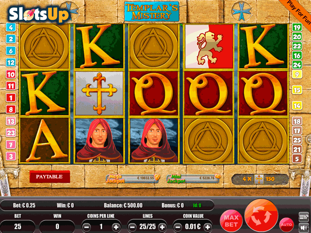 Templars Mistery Portomaso Casino Slots 