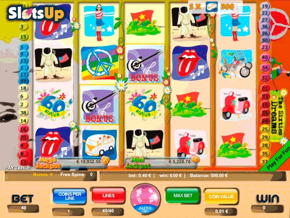 The Sixties Dreams Portomaso Casino Slots 