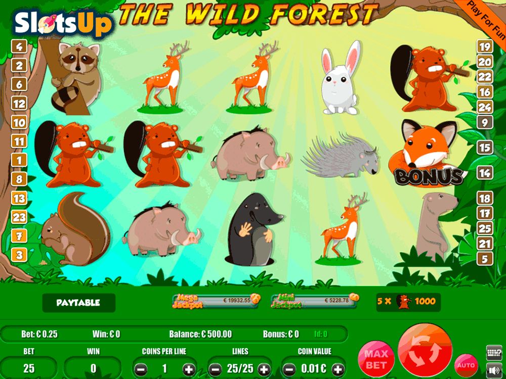 The Wild Forest Portomaso Casino Slots 