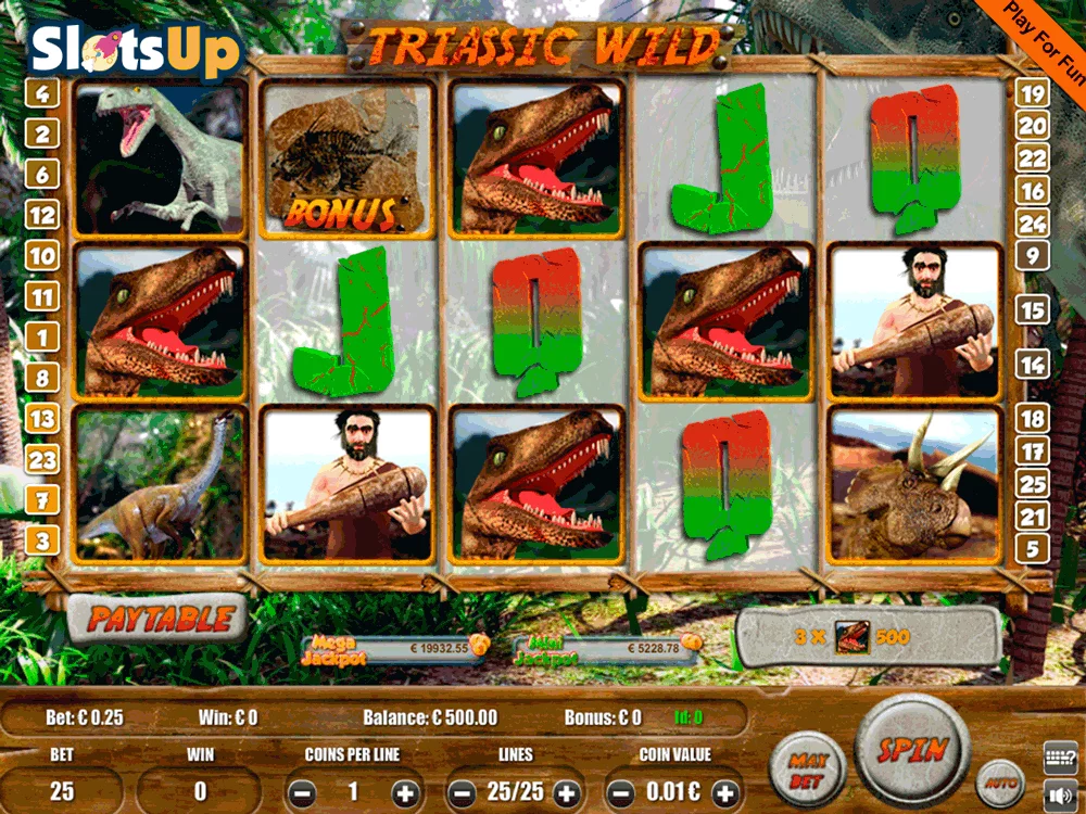 Triassic Wild Slot logo Triassic Wild Portomaso Casino Slots