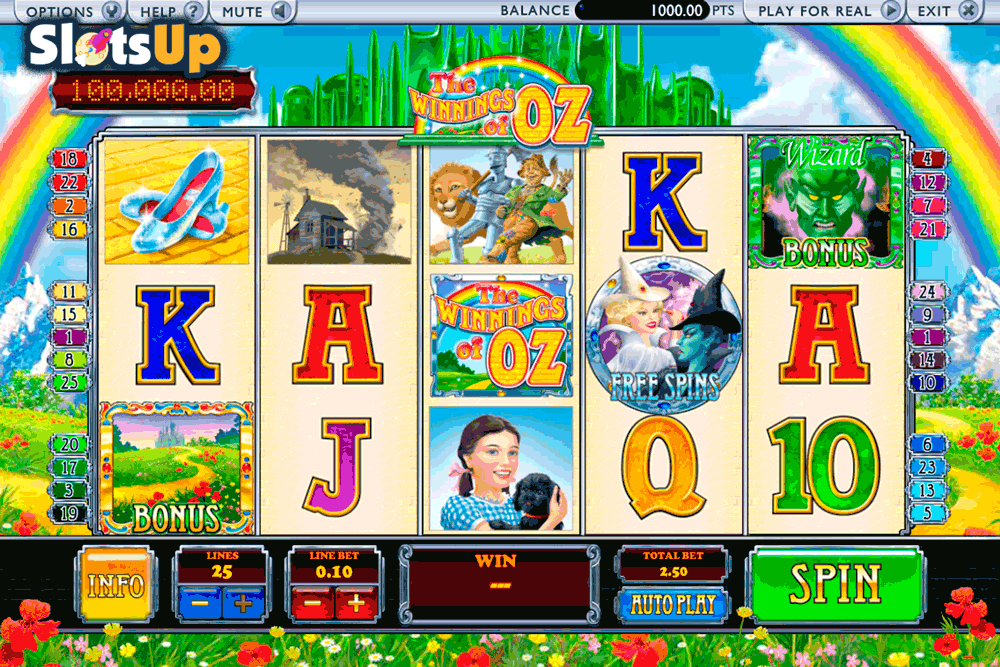 Winnings Of Oz Ash Gaming Casino Slots 