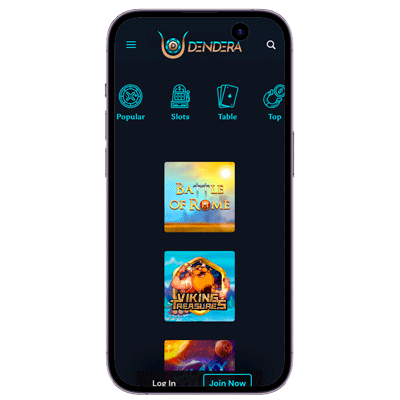 Dendera Casino App Games