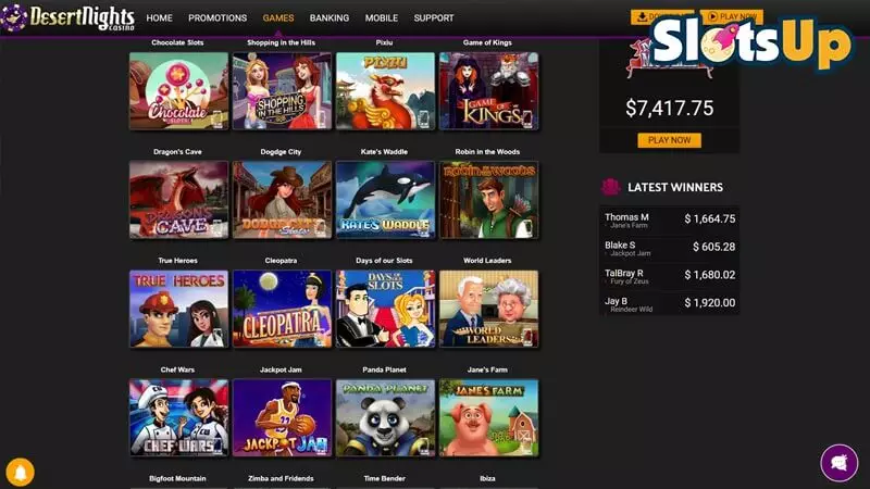 Desert Nights Online Casino