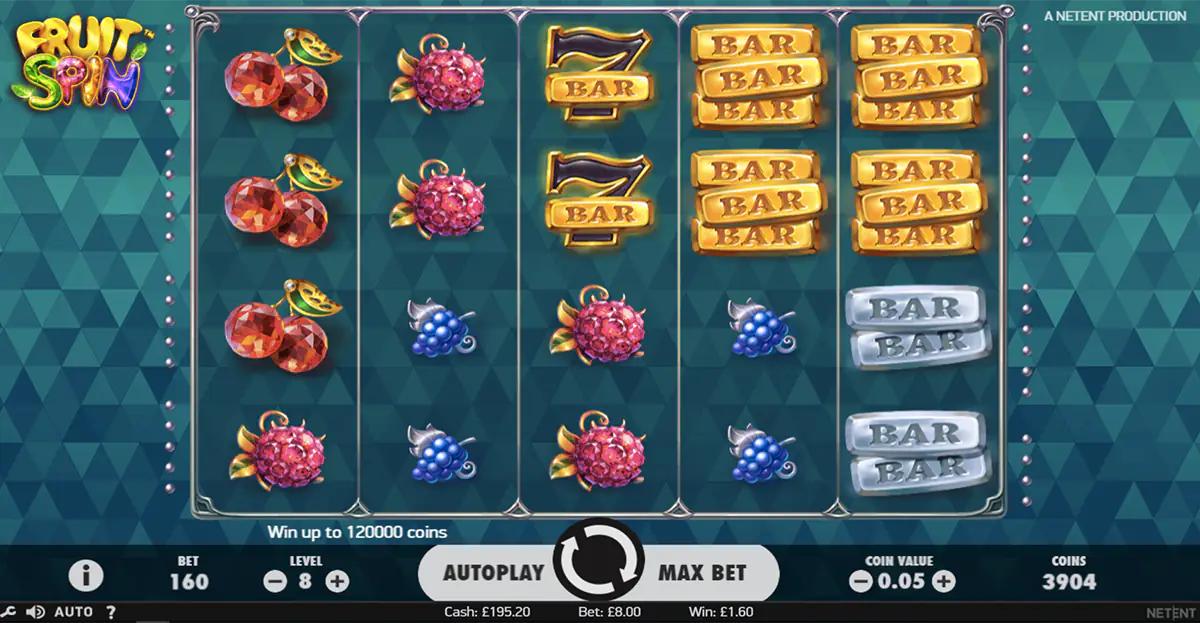 Fruit Spin Slot logo Fruit Spin Netent