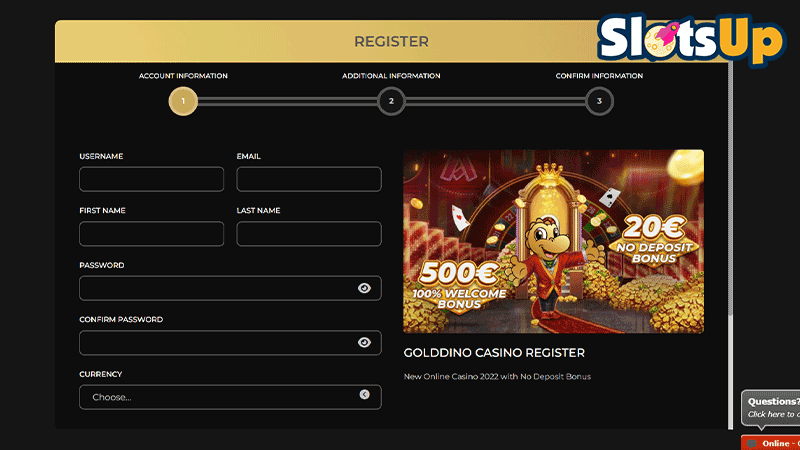 golddino Login