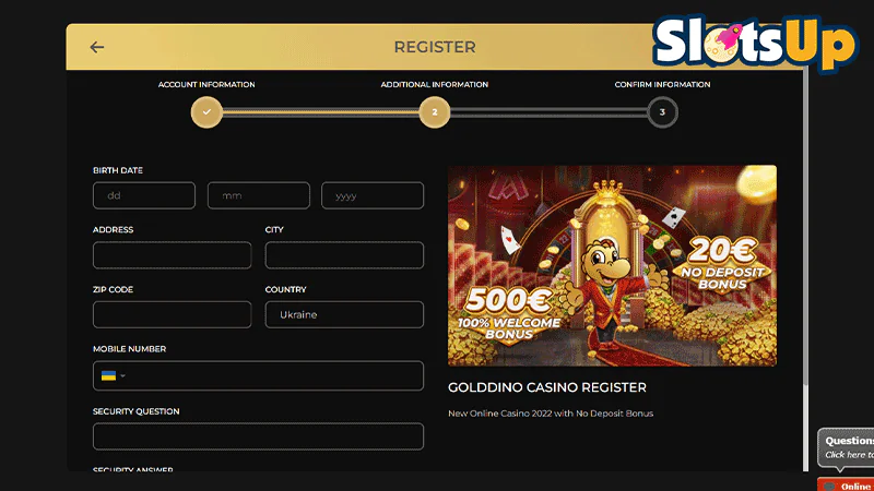 golddino Login