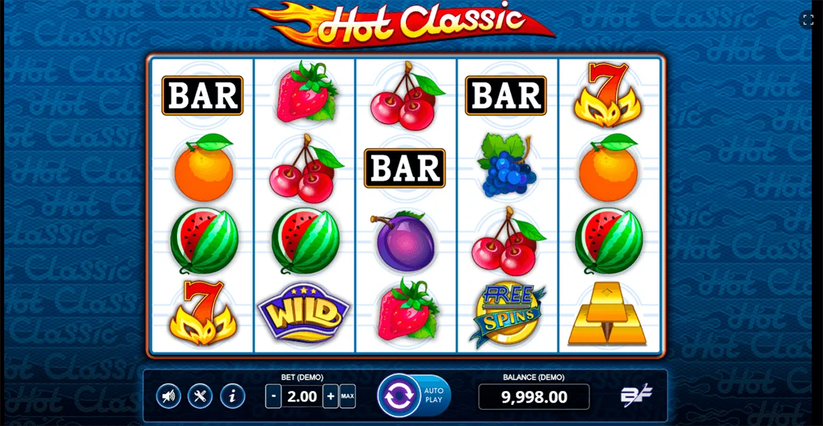 Hot Classic Slot logo Hot Classic Bf Games Casino Slots