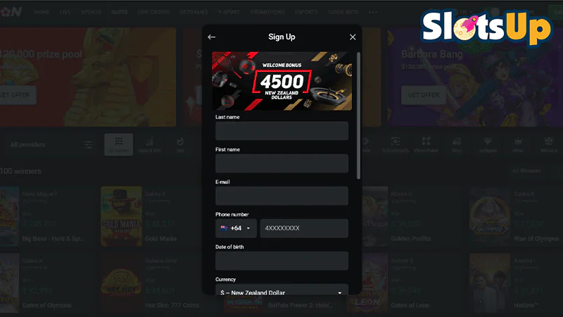 LeonBet Casino Sign Up 2