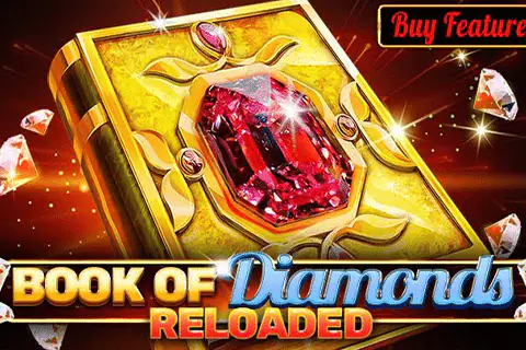 Book Of Diamonds Reloaded Slot logo Book Of Diamonds Reloaded Spinomenal