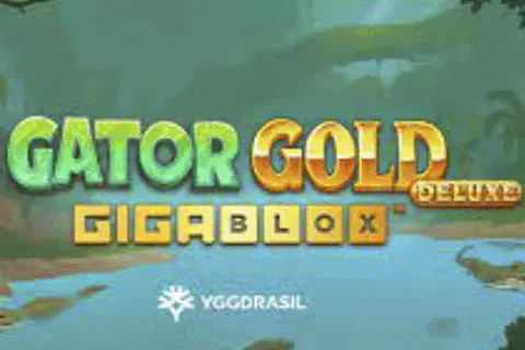 Gator Gold Deluxe Gigablox Slot logo Gator Gold Deluxe Gigablox Yggdrasil