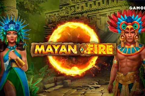 Mayan Fire Slot logo Mayan Fire Gamomat