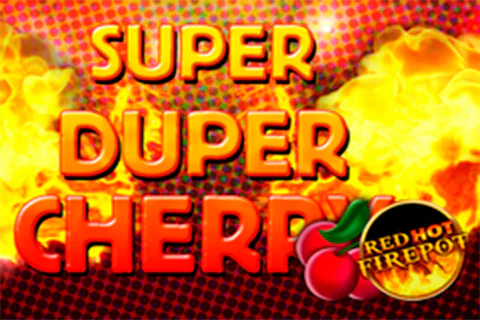 Super Duper Cherry Red Hot Firepot Slot logo Super Duper Cherry Red Hot Firepot Gamomat