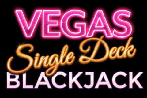 Vegas Single Deck Blackjack + slot logo Vegas Single Deck Blackjack Switch Studios 2