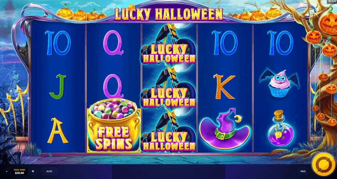 Lucky Halloween Red Tiger Casino Slots 