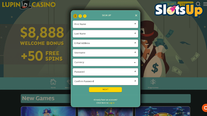 Lupin Casino Login