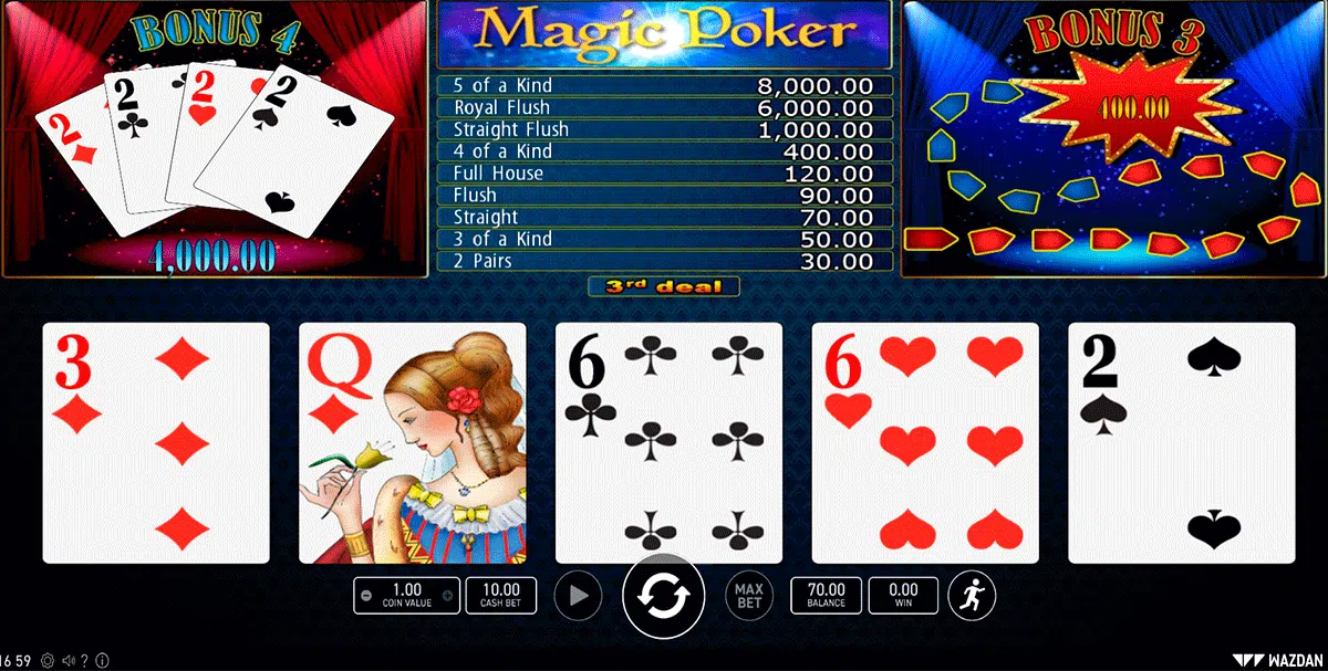 Magic Poker + slot logo Magic Poker Wazdan