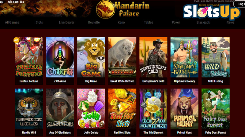 Mandarin Palace Casino Games