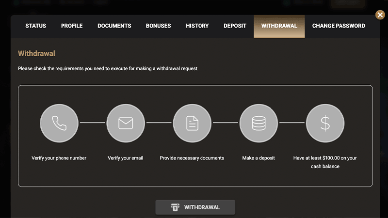 MegaWin Casino Withdrawal Methods